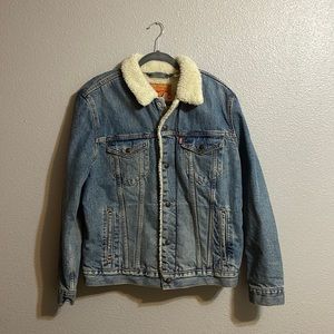 Levi’s Fluffy jean jacket
